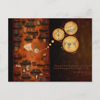 不思議の国のアリス – うさぎの穴を ポストカード