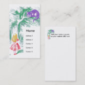 「不思議の国のアリス」の「チェシャ猫」 名刺 (正面/裏面)