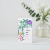 「不思議の国のアリス」の「チェシャ猫」 名刺 (スタンド正面)