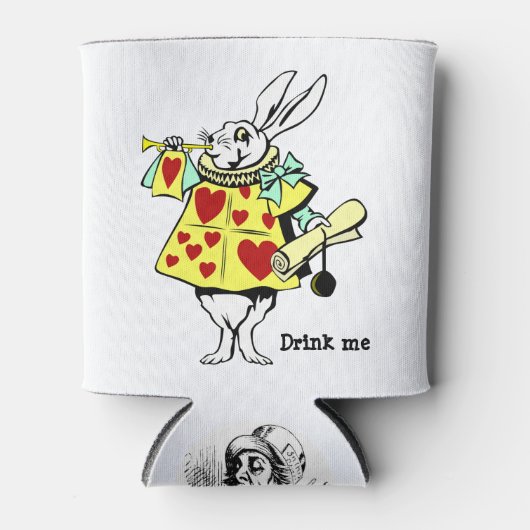 不思議の国のアリス「わたしを飲め」 缶クーラー (正面)