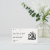 不思議の国のアリス、アリスと子猫 – 夢 名刺 (スタンド正面)