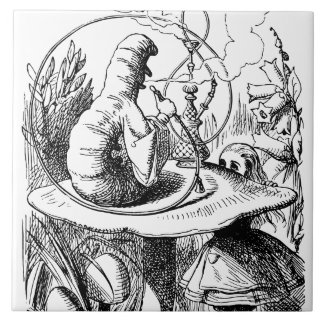 不思議の国のアリス-アリスは幼虫に会います タイル