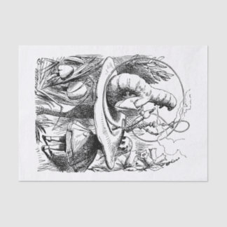 不思議の国のアリス-アリスは幼虫に会います 薄葉紙