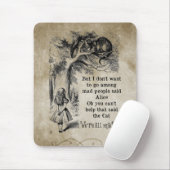 不思議の国のアリス; アリスを持つチェシャー猫 マウスパッド (マウス)