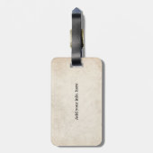 不思議の国のアリス; アリスを持つチェシャー猫 ラゲッジタグ (裏面縦)