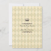 『不思議の国のアリス』ウェディング招待状 5x7 招待状 (裏面)