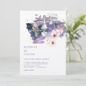 不思議の国のアリス ウェディング プリンセス フェアリーテイル ストーリーブック 招待状 (スタンド正面)