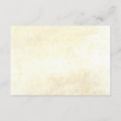 不思議の国のアリス ウェディング レセプション カード (裏面)