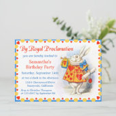 不思議の国のアリス カスタム バースデーパーティ 招待状 (スタンド正面)