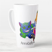 不思議の国のアリス カフェラテマグ (左アングル)