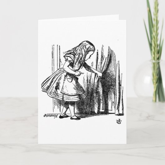 不思議の国のアリス カード (正面)