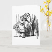 不思議の国のアリス カード (黄色い花)