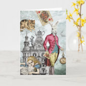 不思議の国のアリス カード (黄色い花)