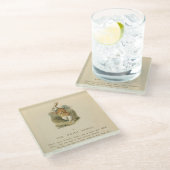 不思議の国のアリス ガラスコースター (アングル)