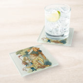 不思議の国のアリス ガラスコースター (アングル)