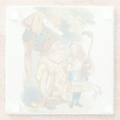 不思議の国のアリス ガラスコースター (裏面)