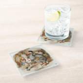 不思議の国のアリス ガラスコースター (アングル)