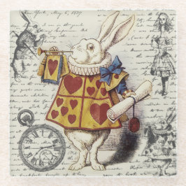 不思議の国のアリス ガラスコースター