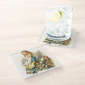 不思議の国のアリス ガラスコースター (アングル)