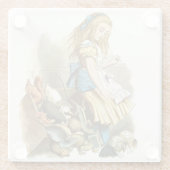 不思議の国のアリス ガラスコースター (裏面)