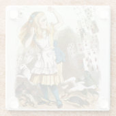 不思議の国のアリス ガラスコースター (裏面)