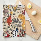 不思議の国のアリス キッチンタオル (四つ折り)