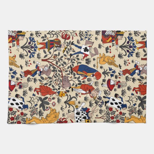 不思議の国のアリス キッチンタオル (横)