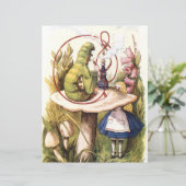 不思議の国のアリス、キャタピラー スクラップブック ペーパー (スタンド正面)