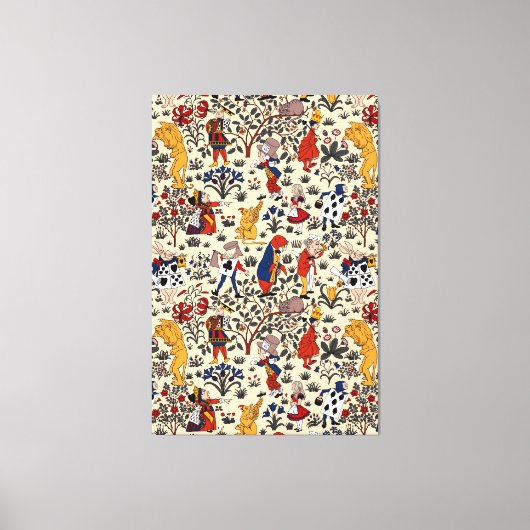 不思議の国のアリス キャンバスプリント (正面)