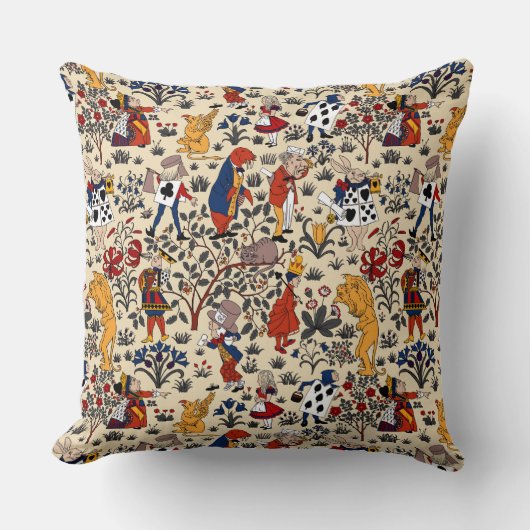 不思議の国のアリス クッション (正面)