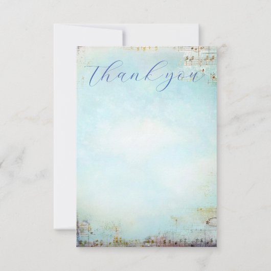 不思議の国のアリス サンキューカード (裏面)