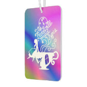 不思議の国のアリス。シルエットイラストレーション カーエアーフレッシュナー (左)