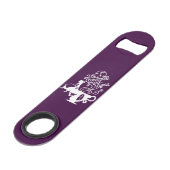 不思議の国のアリス。シルエットイラストレーション スピード栓抜き (正面アングル)