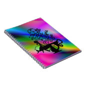 不思議の国のアリス。シルエットイラストレーション ノートブック (右側)