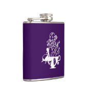 不思議の国のアリス。シルエットイラストレーション フラスク (右)