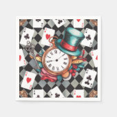 不思議の国のアリス スタンダードカクテルナプキン (正面)