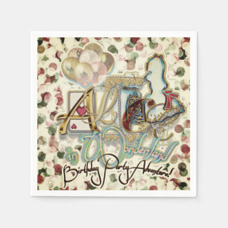 不思議の国のアリス スタンダードカクテルナプキン