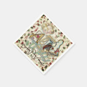 不思議の国のアリス スタンダードカクテルナプキン (角)