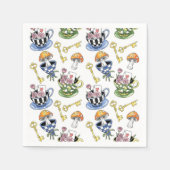 不思議の国のアリス スタンダードカクテルナプキン (正面)