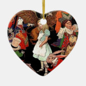 不思議の国のアリス セラミックオーナメント (正面)