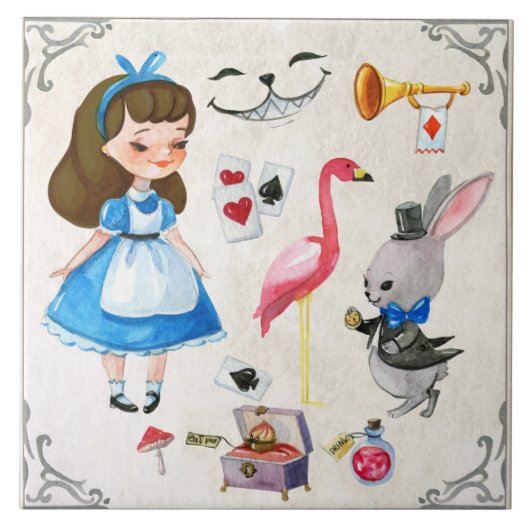 不思議の国のアリス タイル (正面)