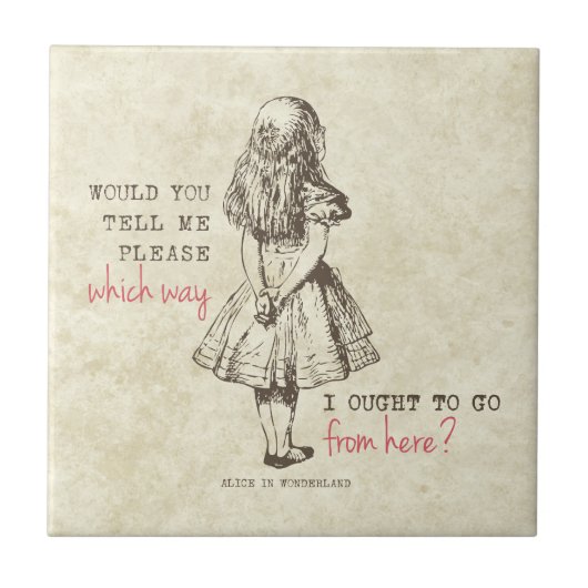 不思議の国のアリス タイル (正面)