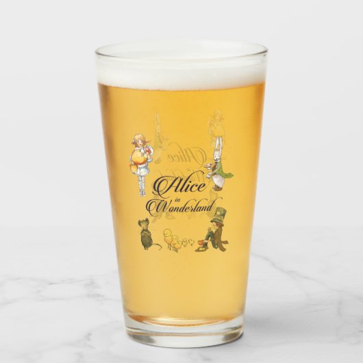 不思議の国のアリス タンブラーグラス (ドリンク裏面)