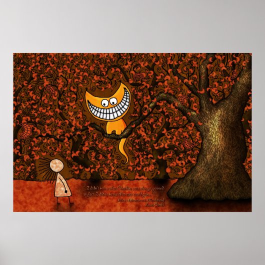 不思議の国のアリス – チェシャ猫 ポスター (正面)