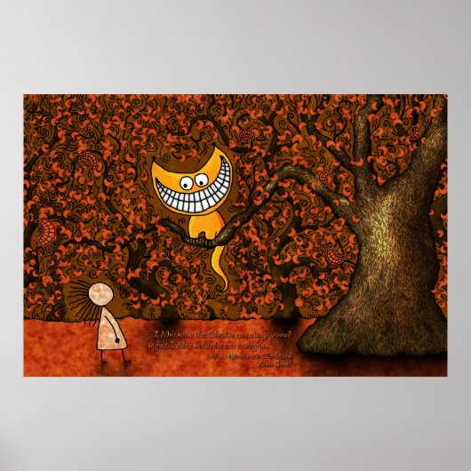 不思議の国のアリス – チェシャ猫 ポスター (正面)