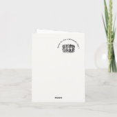 不思議の国のアリス ツイードルダム&ツイードルディー パーティ サンキューカード (裏面)