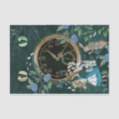 不思議の国のアリス デコパージュ ビンテージ チェシャ猫 薄葉紙 (正面)