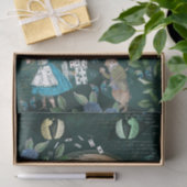 不思議の国のアリス デコパージュ ビンテージ チェシャ猫 薄葉紙 (ギフト)