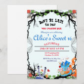 不思議の国のアリス トゲの招待状 招待状 (正面/裏面)