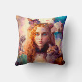 不思議の国のアリス |ドリーお洒落ミー猫好き クッション (裏面)